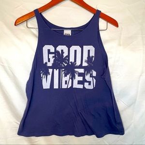 VS PINK Good Vibes Tank Top Size S
